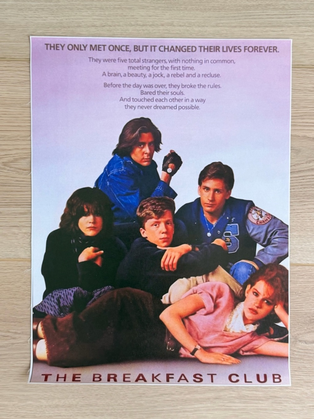 The Breakfast Club Movie Canvas Art Print Poster
